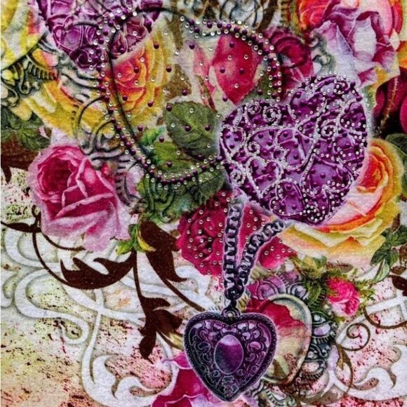 Affliction Multicolor Floral Women's Blouse - Picture 5 of 6